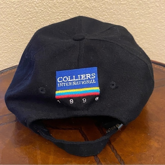 Vintage 1996 Cleveland Colliers International Black Embroidered Cap-OS-Unisex - Picture 3 of 9